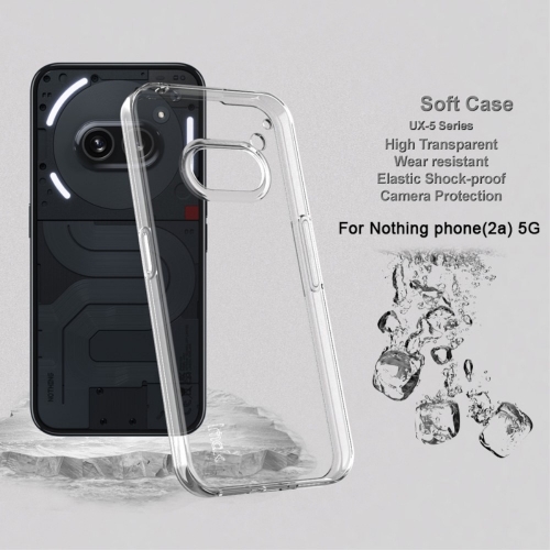 Силиконов калъф IMAK UX-5 за Nothing Phone 2a Plus / Phone 2a, Прозрачен