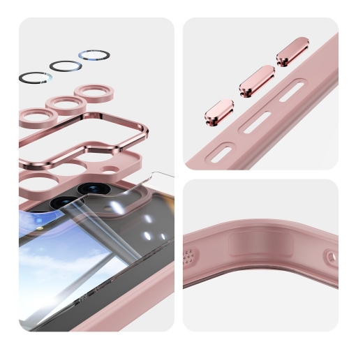 Удароустойчив калъф Acrylic за Samsung Galaxy S24 FE, Розов