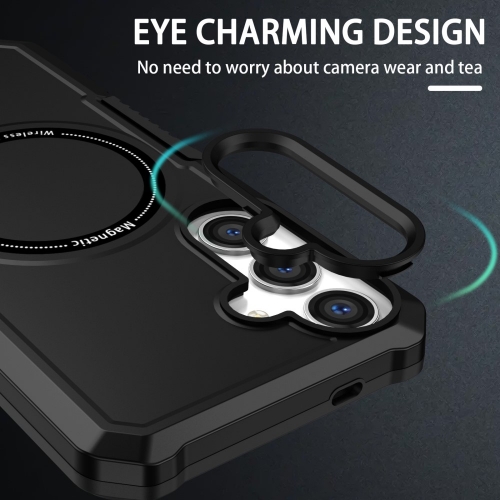 Удароустойчив калъф Magnetic за Samsung Galaxy S24 Plus, Черен