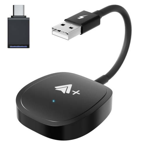 Безжичен Android Auto адаптер 020-7++ USB Dongle, Черен