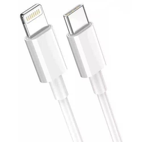 Кабел Apple MUQ93ZMA, USB-C към Lightning, 1m, Бял