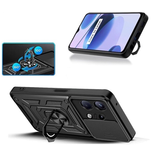 Удароустойчив калъф Techsuit CamShield за Motorola Moto Edge 50 Pro, Черен