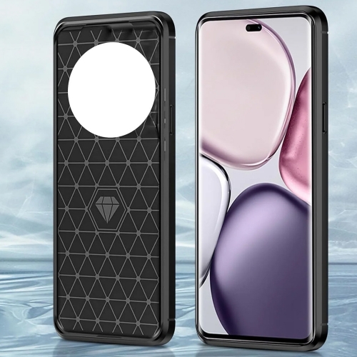 Силиконов Калъф Techsuit Carbon за Honor Magic7 Lite / X9c, Черен