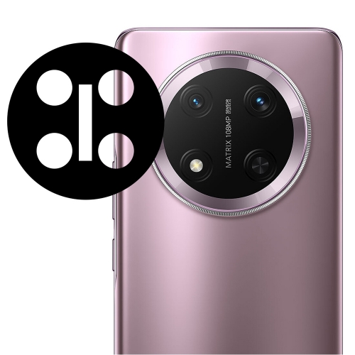 Стъклен Протектор за камера Techsuit на Honor Magic7 Lite / X9c, Черен