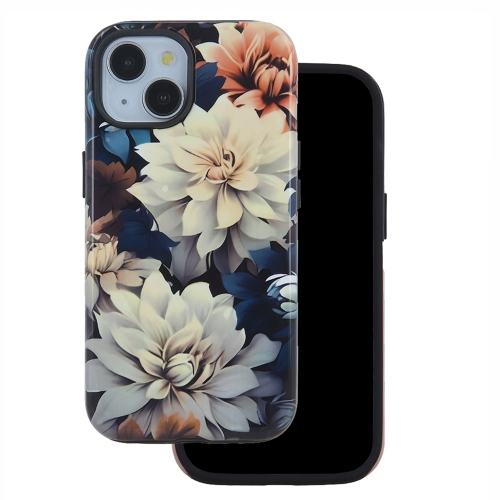 Удароустойчив калъф Decor за iPhone 13 / iPhone 14, Цветя