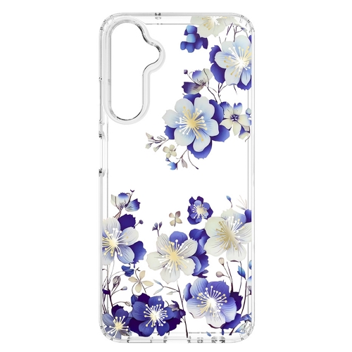 Удароустойчив калъф IMD print за Samsung Galaxy A05s, Сини цветя