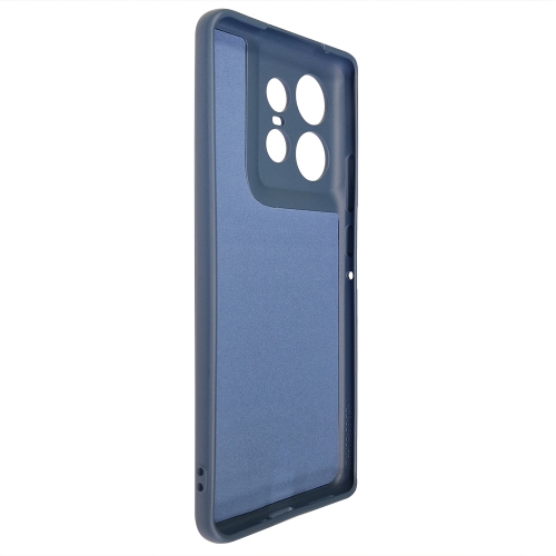 Силиконов калъф Matte за Motorola Moto Edge 50 Pro, Тъмно син
