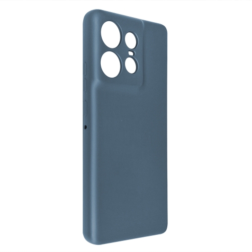 Силиконов калъф Matte за Motorola Moto Edge 50 Pro, Тъмно син