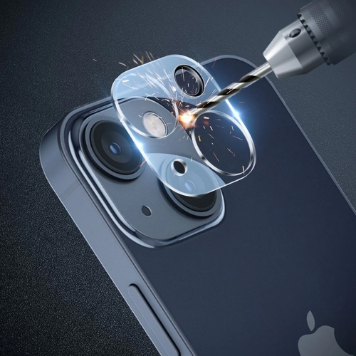 Стъклен Протектор 5D за камера на iPhone 13 / 13 mini, Прозрачно