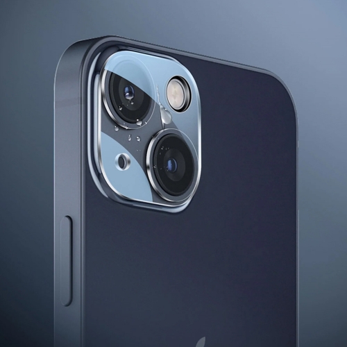 Стъклен Протектор 5D за камера на iPhone 13 / 13 mini, Прозрачно