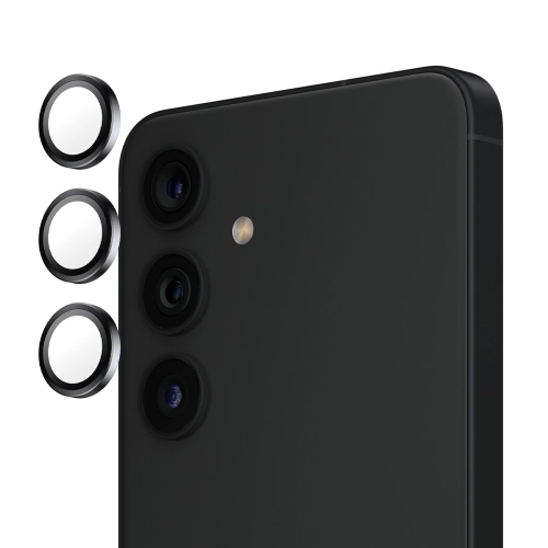 Стъклен Протектор за камера PanzerGlass Hoops Lens Protector за Samsung Galaxy S25, Черен