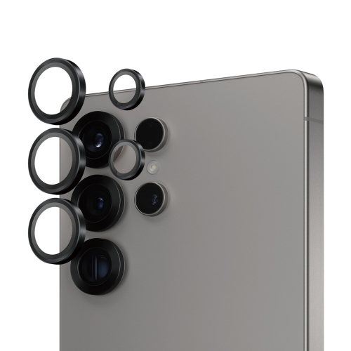 Стъклен Протектор за камера PanzerGlass Hoops Lens Protector за Samsung Galaxy S25 Ultra, Черен