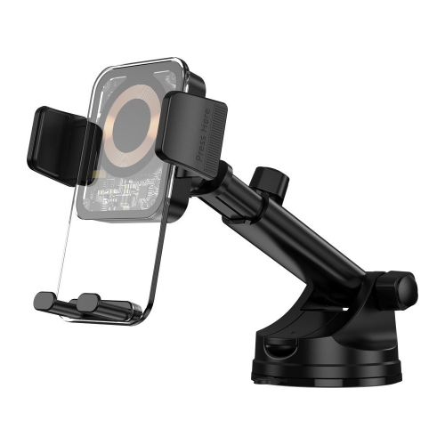 Стойка за кола Jellico W15, Wireless Car, 15W, Черен