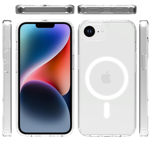 Удароустойчив калъф Swissten Jelly MagStick за iPhone 16e/17e, Прозрачен
