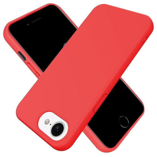 Силиконов калъф Swissten Soft Joy за iPhone 16e/17e, Червен