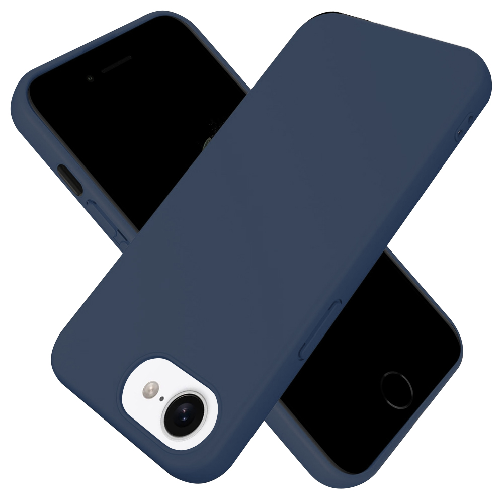 Силиконов калъф Swissten Soft Joy за iPhone 16e/17e, Син