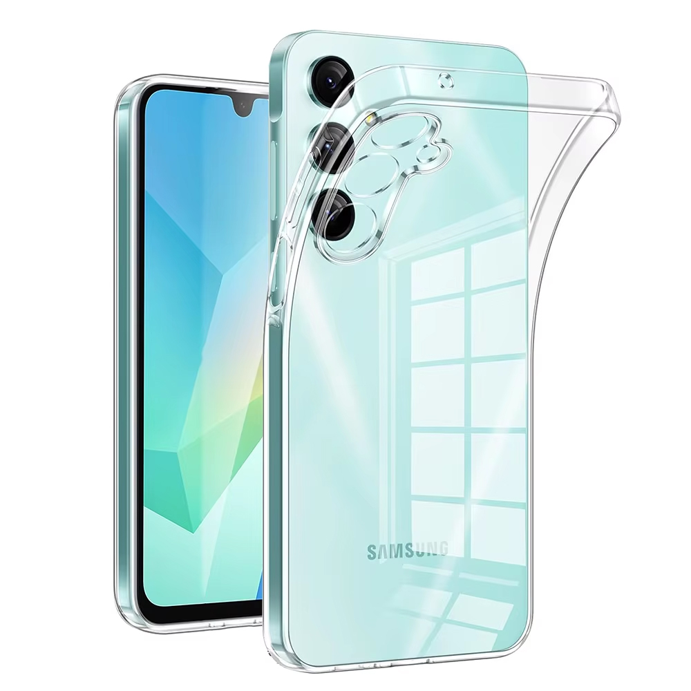 Силиконов калъф Swissten за Samsung Galaxy A16 5G, Прозрачен