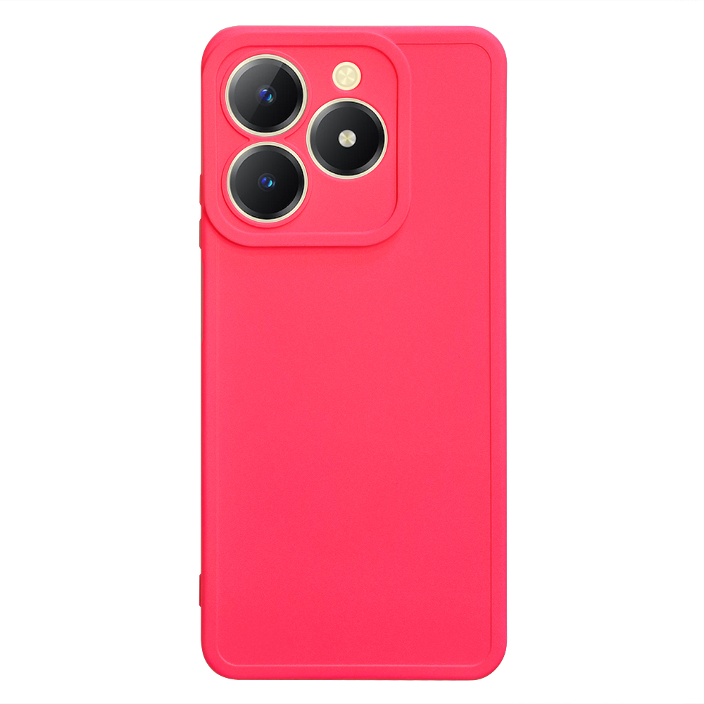 Силиконов калъф Matte за Realme C61, Розов