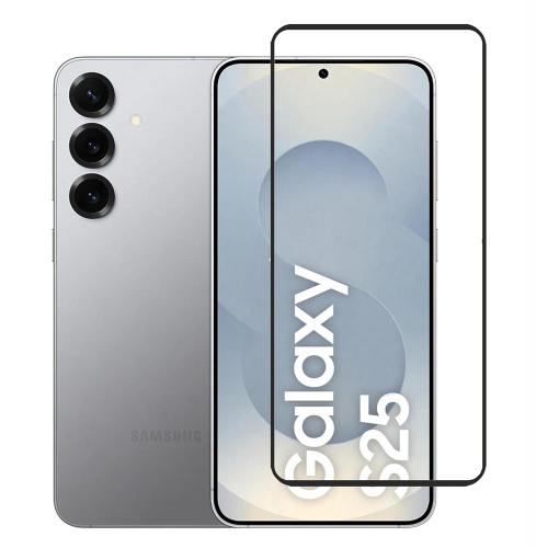 Стъклен Протектор OG Full Glue 5D за Samsung Galaxy S25, Черен