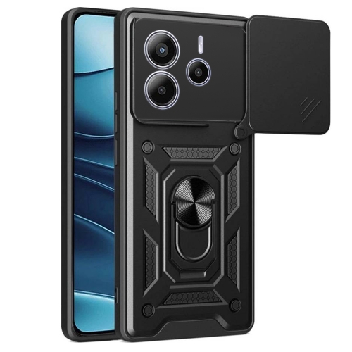 Удароустойчив калъф Techsuit CamShield за Xiaomi Redmi Note 14 5G, Черен