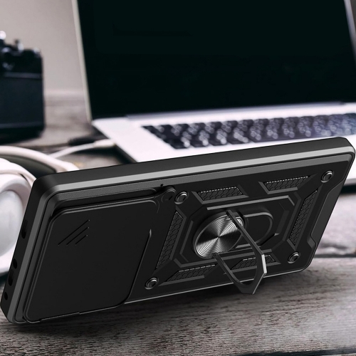 Удароустойчив калъф Techsuit CamShield за Xiaomi Redmi Note 14 5G, Черен