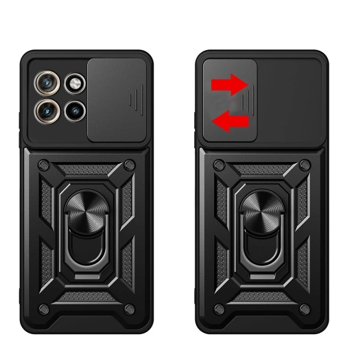 Удароустойчив калъф Techsuit CamShield за Motorola Moto G15/G15 Power, Черен