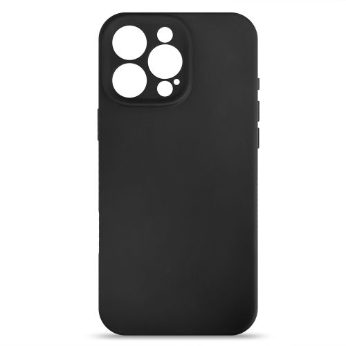 Силиконов калъф Silicone Lite за iPhone 16 Pro Max, Черен