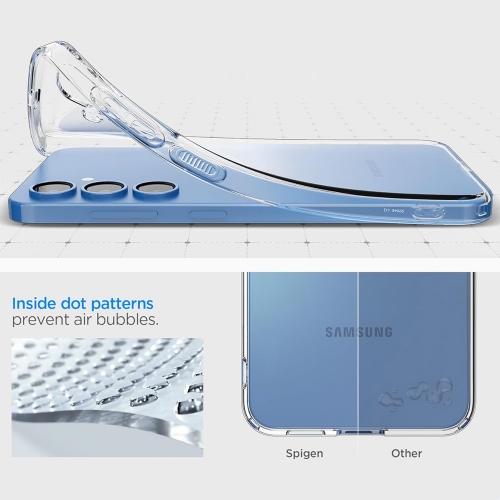 Силиконов калъф Spigen Liquid Crystal за Samsung Galaxy S25, ACS08995, 8809971238267, Прозрачен