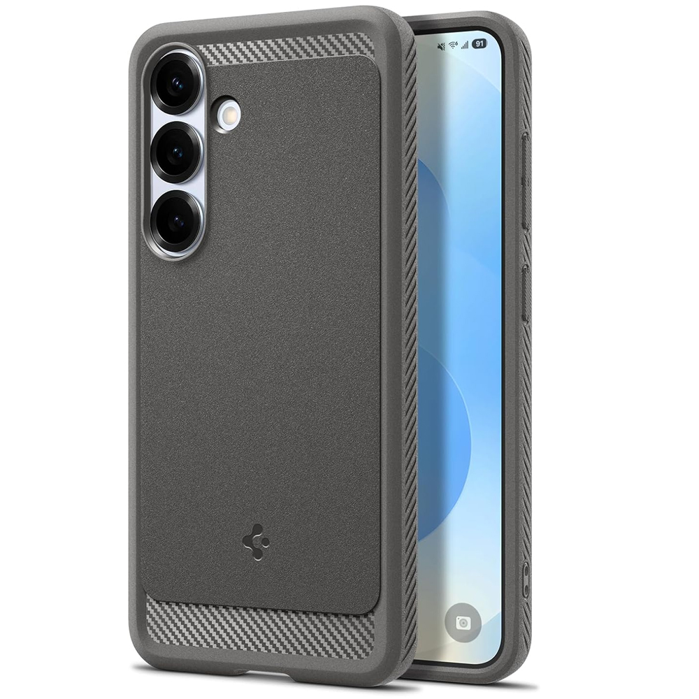 Калъф Spigen Rugged Armor Mag MagSafe за Samsung Galaxy S25, ACS08999, 8809971238304, Сив