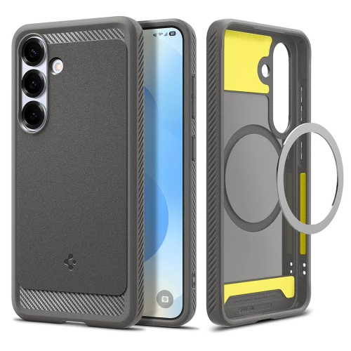 Калъф Spigen Rugged Armor Mag MagSafe за Samsung Galaxy S25, ACS08999, 8809971238304, Сив
