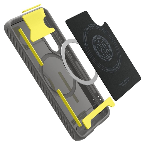 Калъф Spigen Rugged Armor Mag MagSafe за Samsung Galaxy S25, ACS08999, 8809971238304, Сив