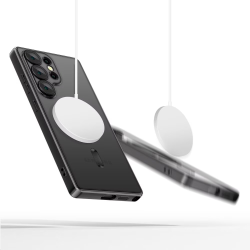 Силиконов калъф TECH-PROTECT Magflex MagSafe за Samsung Galaxy S25 Ultra, Черен