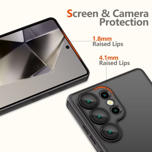 Силиконов калъф TECH-PROTECT Magflex MagSafe за Samsung Galaxy S25 Ultra, Черен