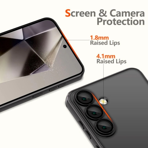 Силиконов калъф TECH-PROTECT Magflex MagSafe за Samsung Galaxy S25 Plus, Черен