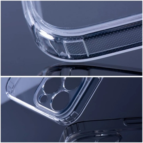 Удароустойчив калъф MagSF за iPhone 12 Pro Max, camera protection, Прозрачен