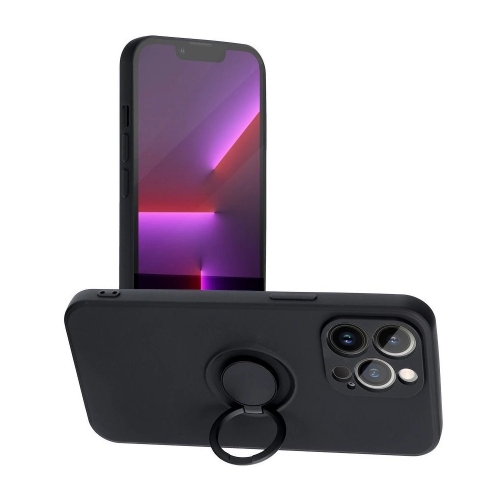 Силиконов калъф Silicone Ring за iPhone 12 Pro Max, Черен