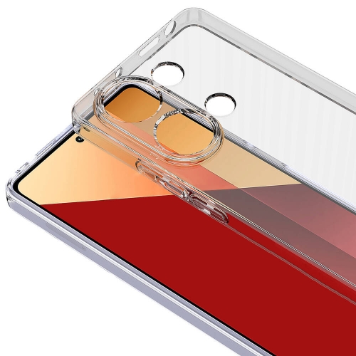 Силиконов калъф Techsuit за Xiaomi Redmi Note 13 Pro 4G, Прозрачен