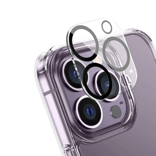 Стъклен протектор за камера 3D на iPhone 15 Pro / 15 Pro Max