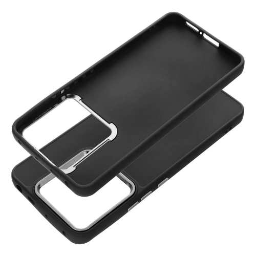 Удароустойчив калъф Frame Case за Xiaomi Redmi Note 14 5G, Черен