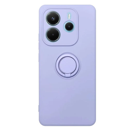 Силиконов калъф Silicone Ring за Xiaomi Redmi Note 14 5G, Лилав