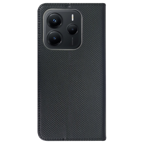 Калъф Тефтер Smart Book за Xiaomi Redmi Note 14 5G, Черен