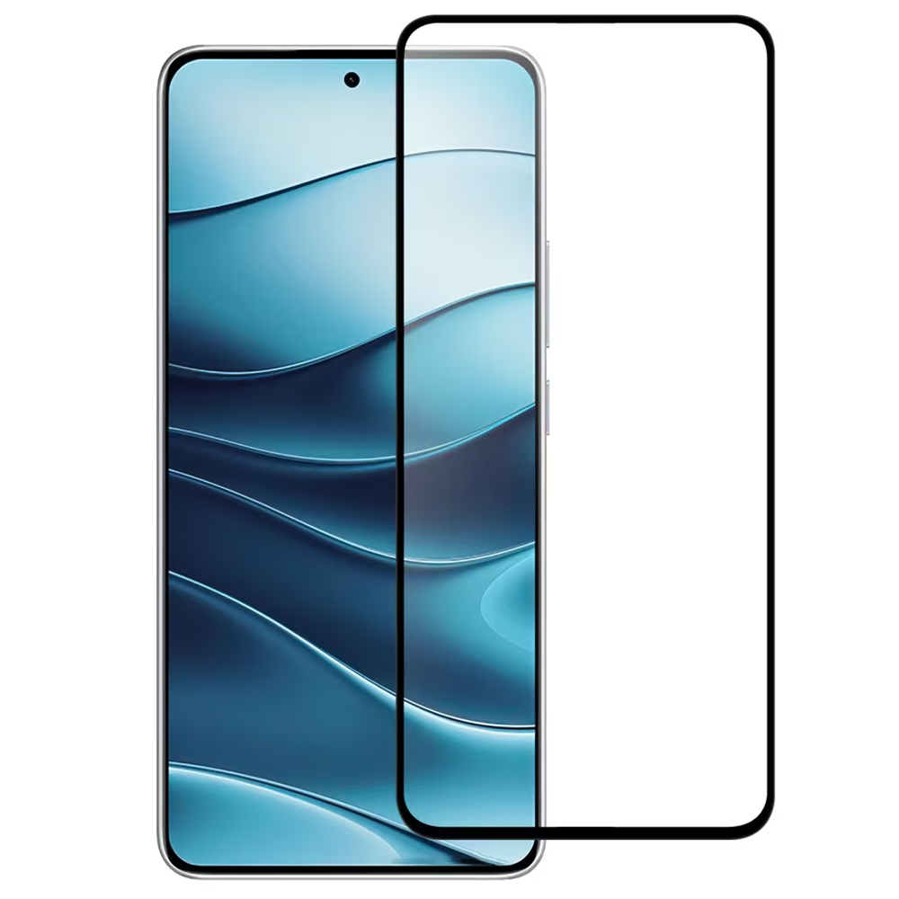 Стъклен Протектор OG Full Glue 6D за Xiaomi Redmi Note 14 4G / Redmi Note 14 5G, Черен