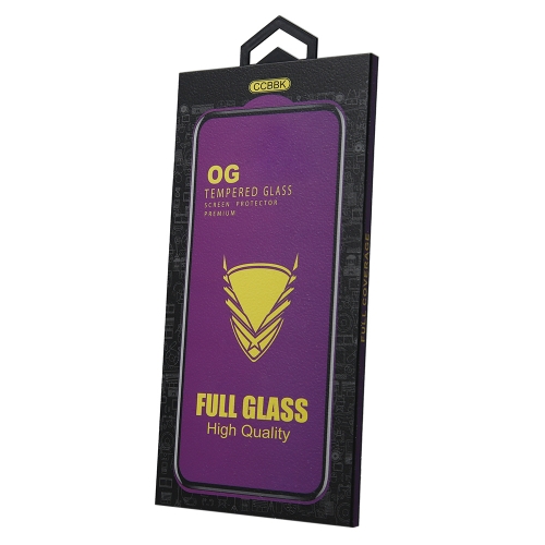 Стъклен Протектор OG Full Glue 6D за Xiaomi Redmi Note 14 4G / Redmi Note 14 5G, Черен