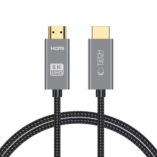 Кабел Tech-Protect Ultraboost HDMI 2.1 4K 120Hz / 8K 60Hz 1m, Черен