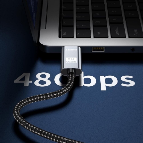 Кабел Tech-Protect Ultraboost HDMI 2.1 4K 120Hz / 8K 60Hz 1m, Черен