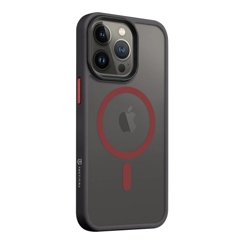 Удароустойчив калъф Tactical MagForce Hyperstealth 2.0 за iPhone 13 Pro, Черен-червен