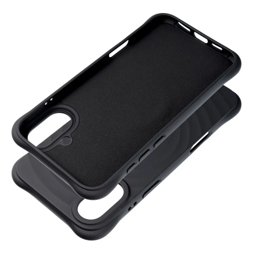 Силиконов калъф Zephyr Mag Cover за iPhone 16, Черен