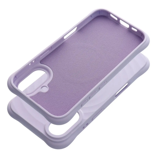Силиконов калъф Zephyr Mag Cover за iPhone 16, Лилав