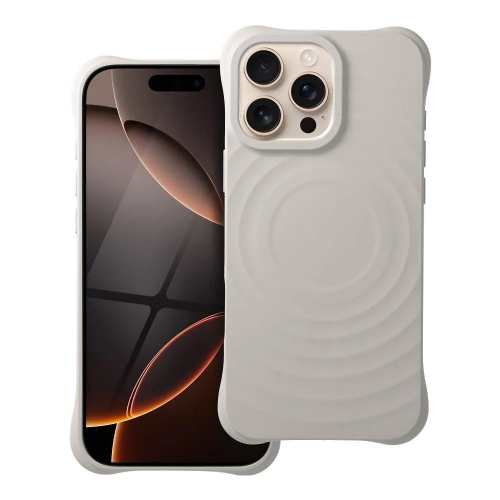 Силиконов калъф Zephyr Mag Cover за iPhone 16 Pro, Сив