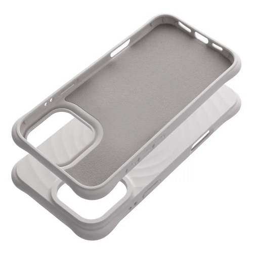 Силиконов калъф Zephyr Mag Cover за iPhone 16 Pro, Сив